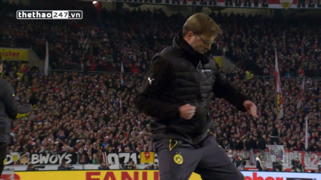 VIDEO: Màn ăn mừng bàn thắng độc đáo của HLV Jurgen Klopp